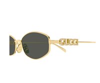 Lunettes de soleil Gucci Femme GG1802S001 GOLD GOLD GREY55 - GG1802S001 GOLD GOLD GREY55